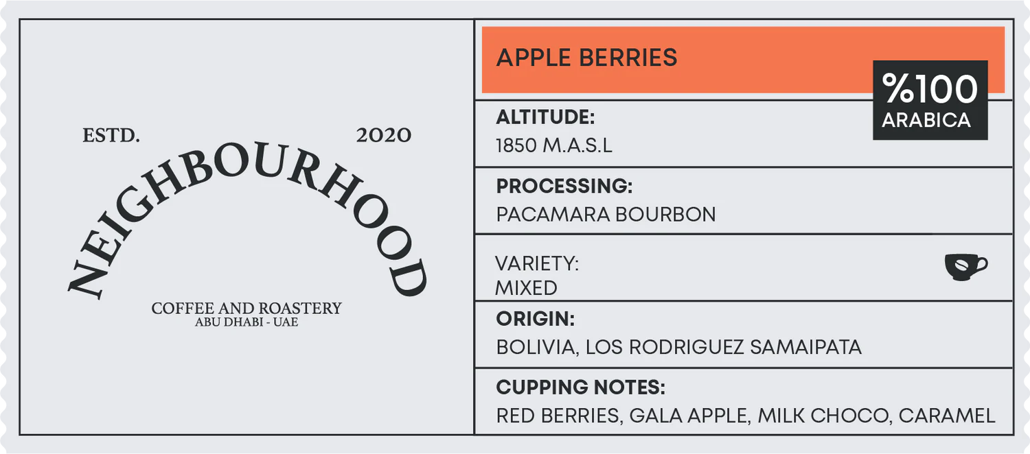 NEIGHBOURHOOD –  Apple Berries (Bolivia)