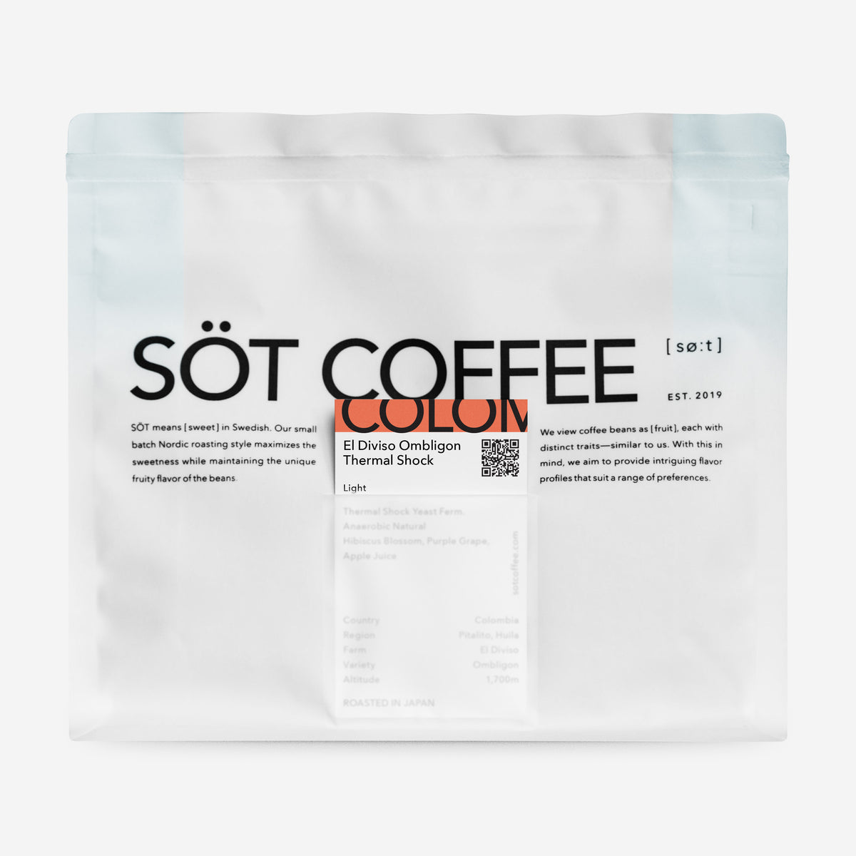 Colombia El Diviso Ombligon Thermal Shock Yeast Anaerobic Natural 100g - SOT Coffee