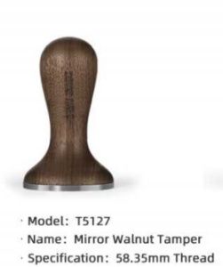 MHW-3BOMBER Thread  Mirror Tamper 58.35mm (Walnut)