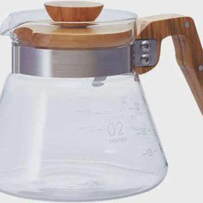 Hario V60- Coffee Server 02 Olive Wood