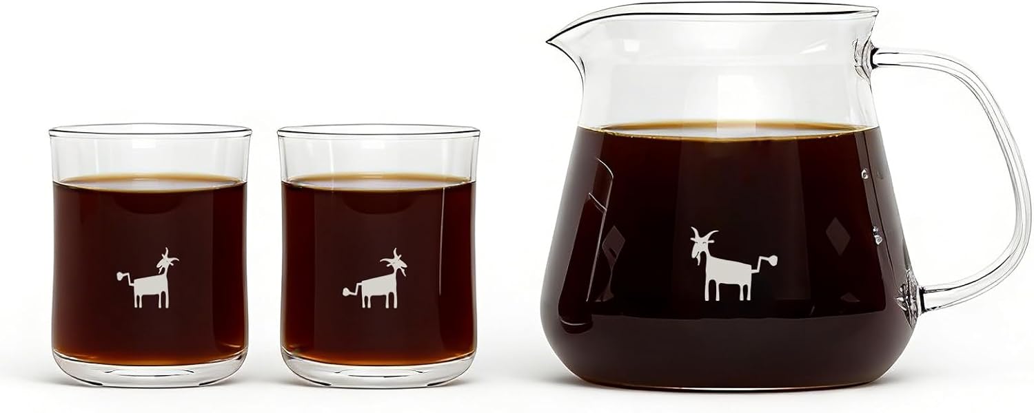 CHEERFUL GOAT- Coffee  Server (3-Piece Set)