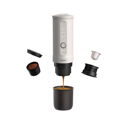 OuTIn- Nano Portable Espresso Machine (Pearl White)