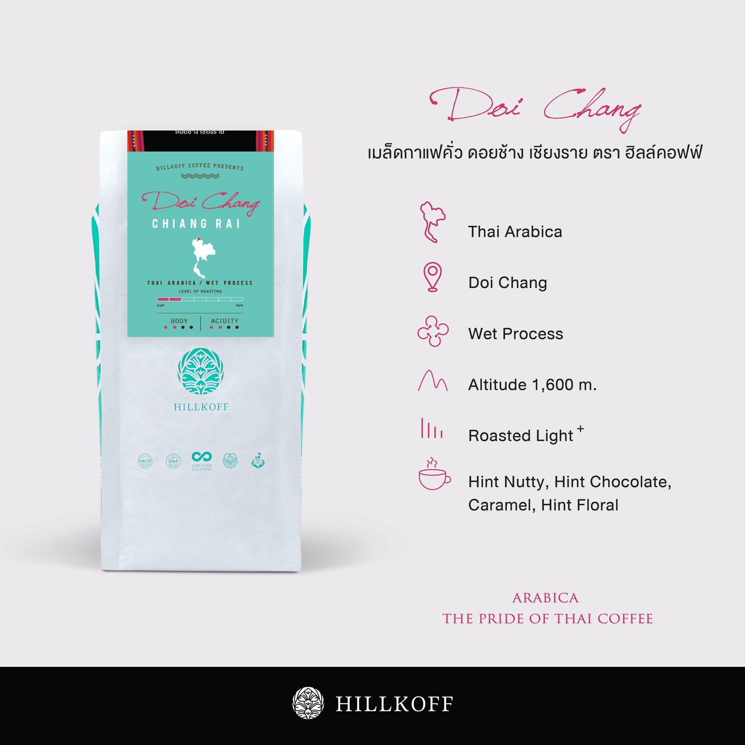 HillKoff- Doi Chang Arabica Coffee Chiang Rai: