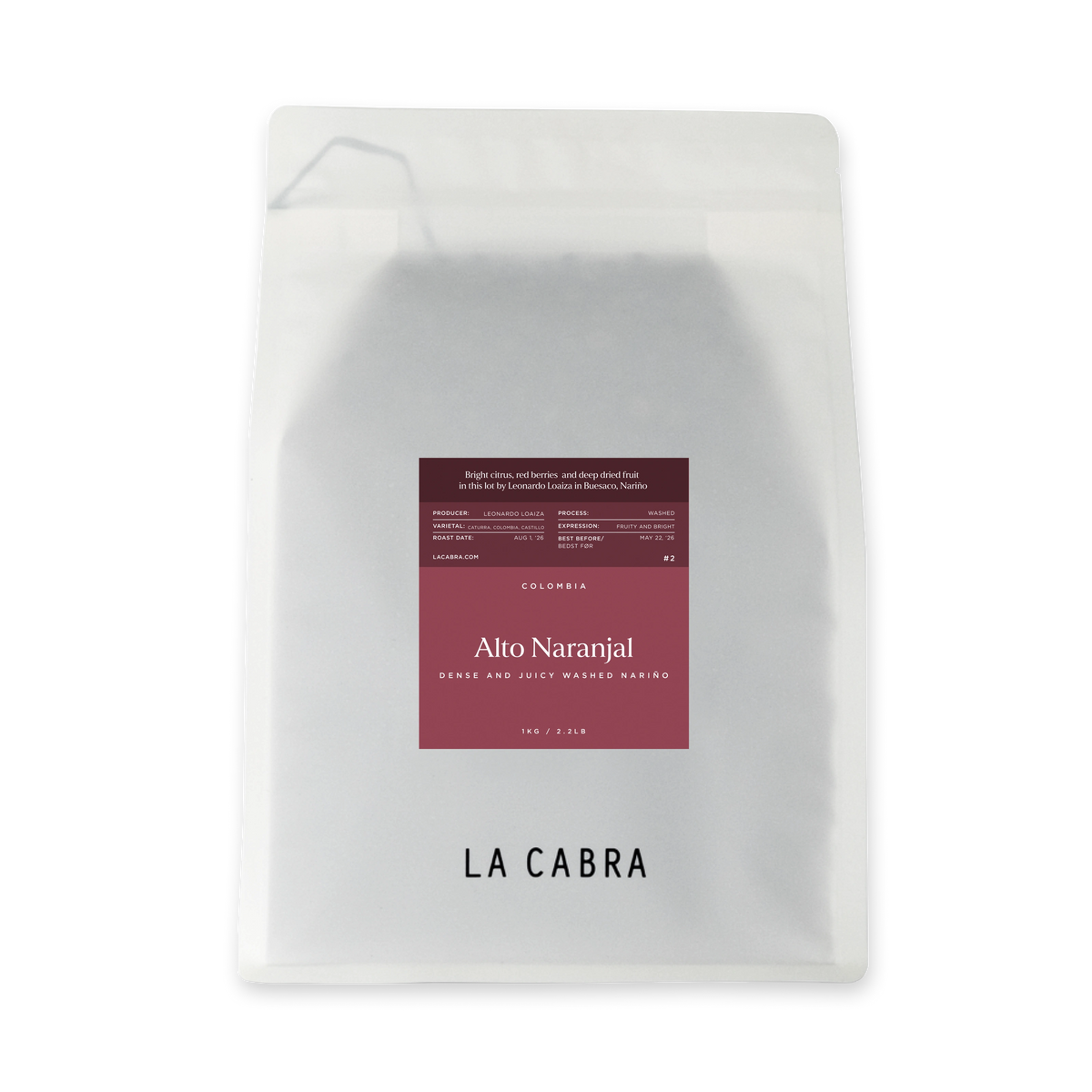 Alto Naranjal - 250g Coffee Beans