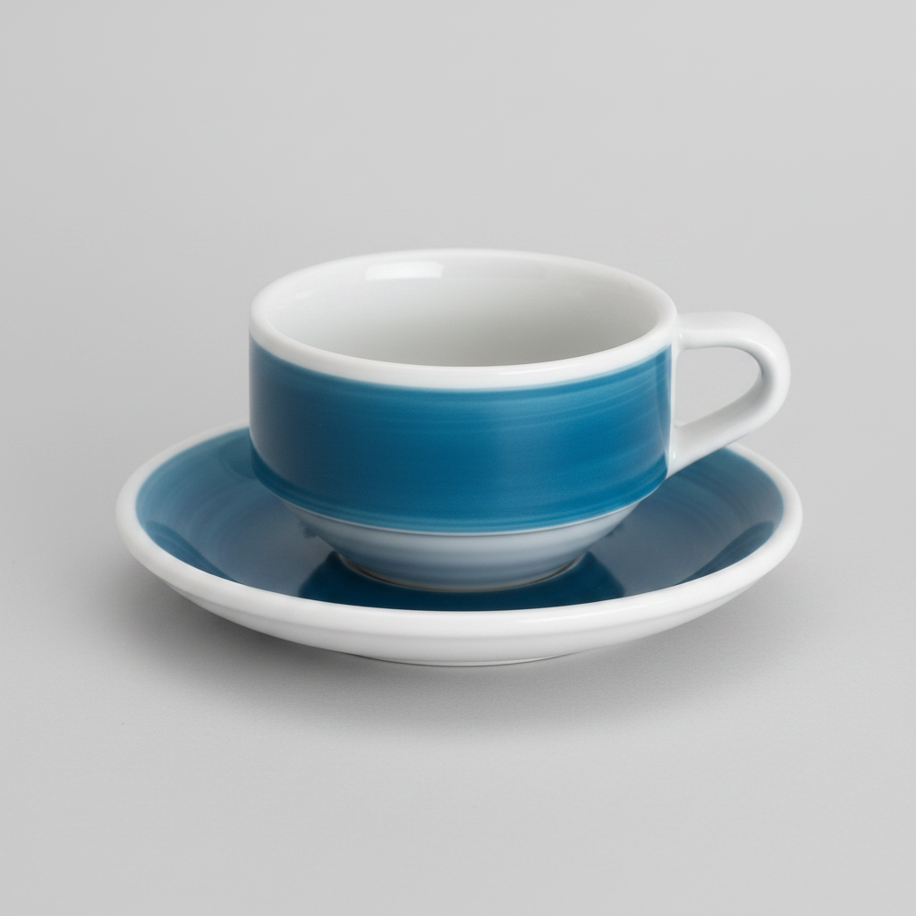 Loveramics - Deco Cups and Saucer