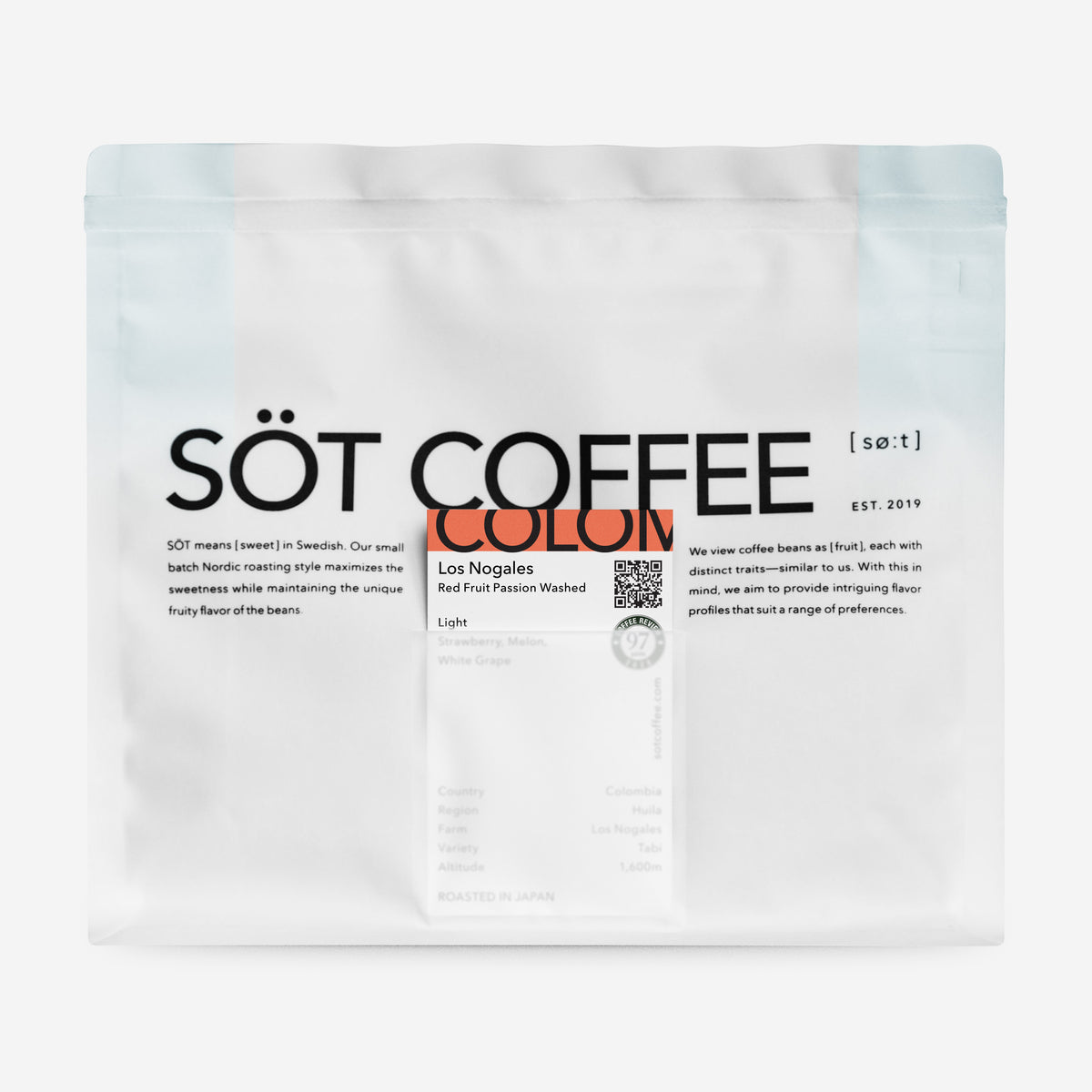 Colombia Los Nogales Red Fruit Passion Washed 150g - SOT Coffee