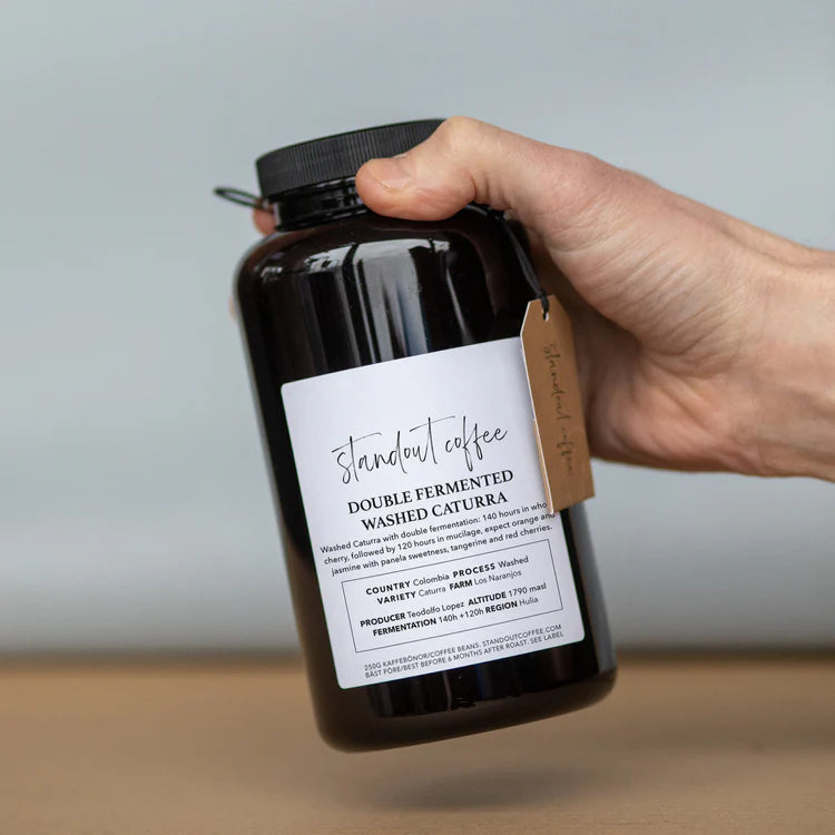 Standout Coffee- Double Fermented Washed Caturra – Teodolfo Lopez, Colombia