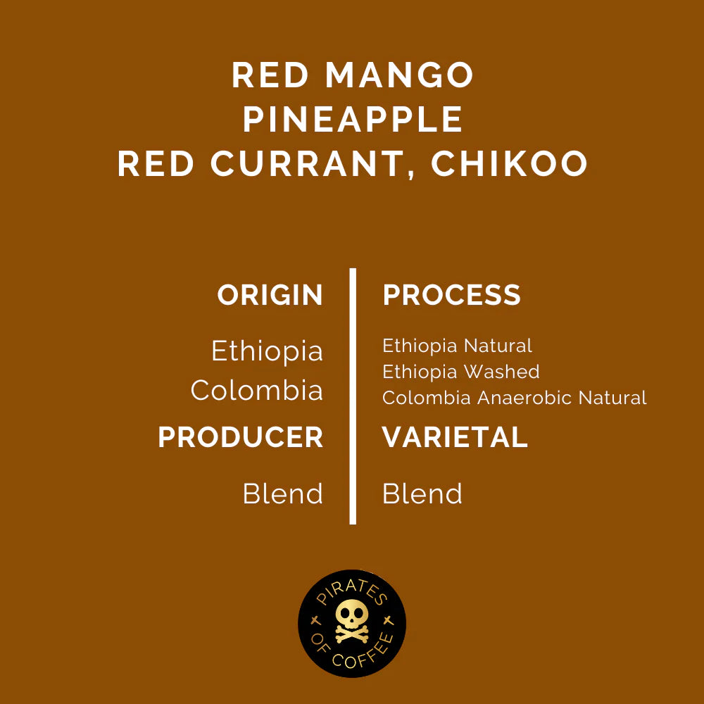 Pirates of Coffee - Jazzy fruit Red - Tropical Blend