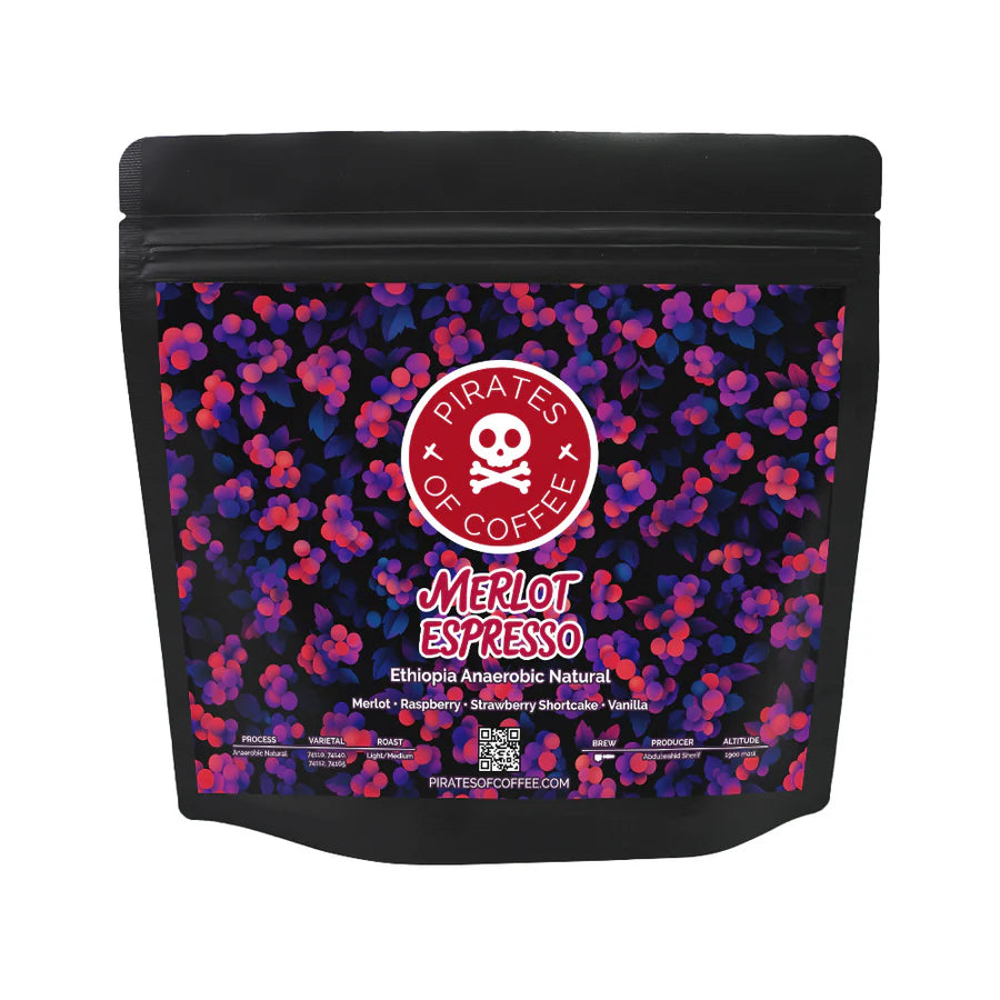 Pirates of Coffee - MERLOT ESPRESSO: Ethiopia Anaerobic Natural