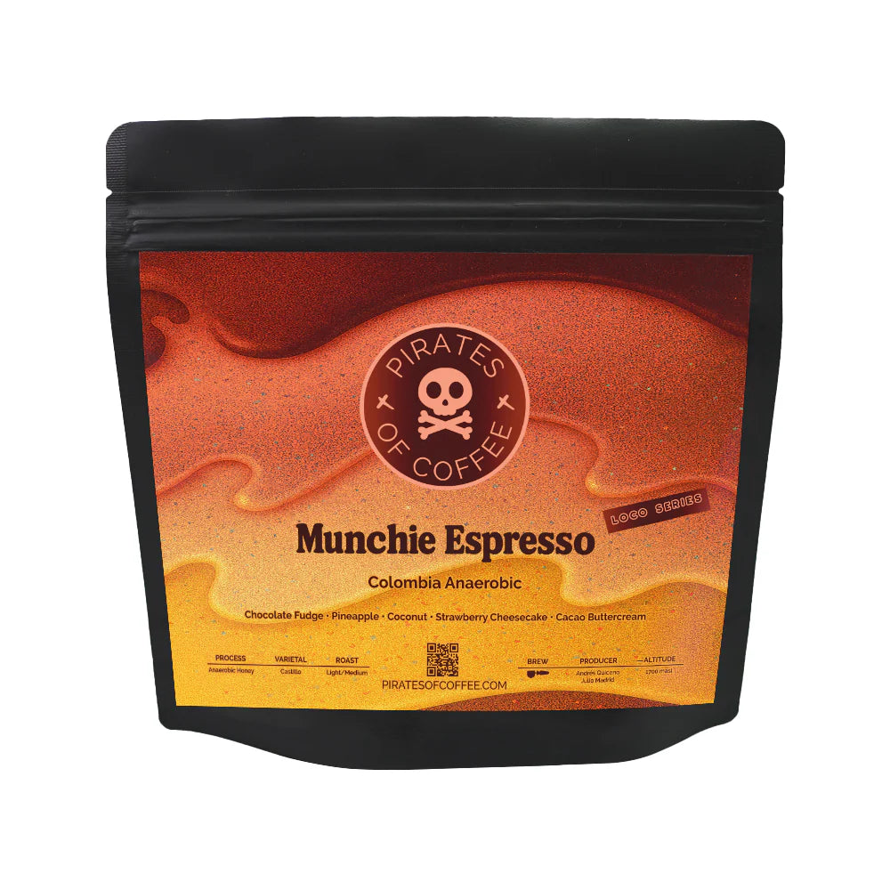 Pirates of Coffee - MUNCHIE ESPRESSO: Colombia Anaerobic Honey