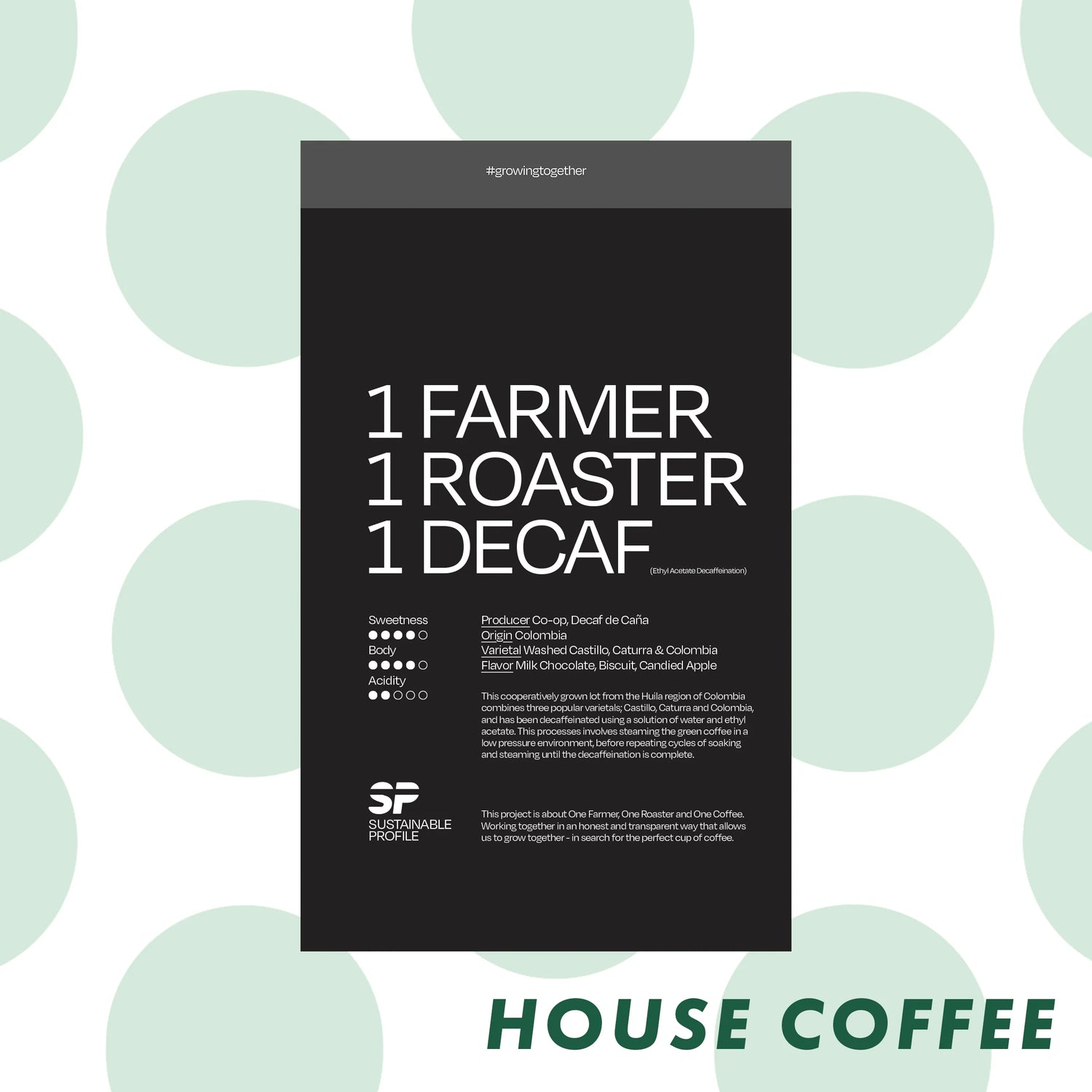 April- Sustainable Profile Coffee - Decaf