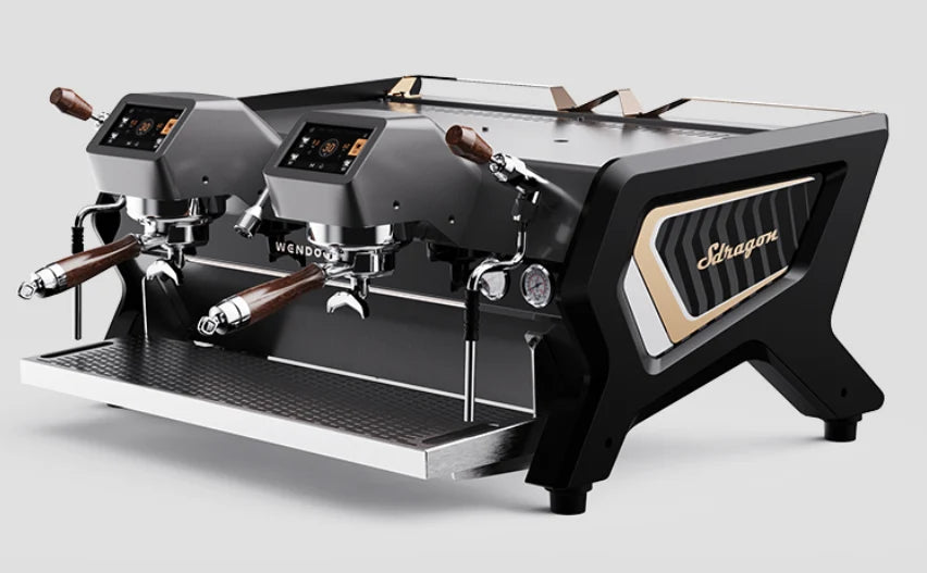 Wendougee  -SDragon - Dual Group Saturated Semi-Automatic Commercial Espresso Machine