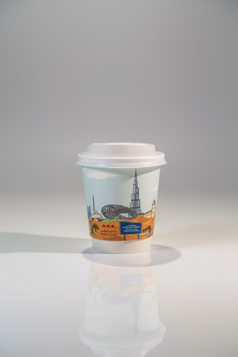 Tajer Coffee-Paper Cups- 8oz (10pcs)