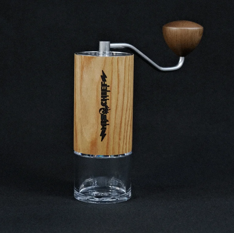 MISCHIEFWORKSHOP- M40 Hand grinder- Cherry Wood