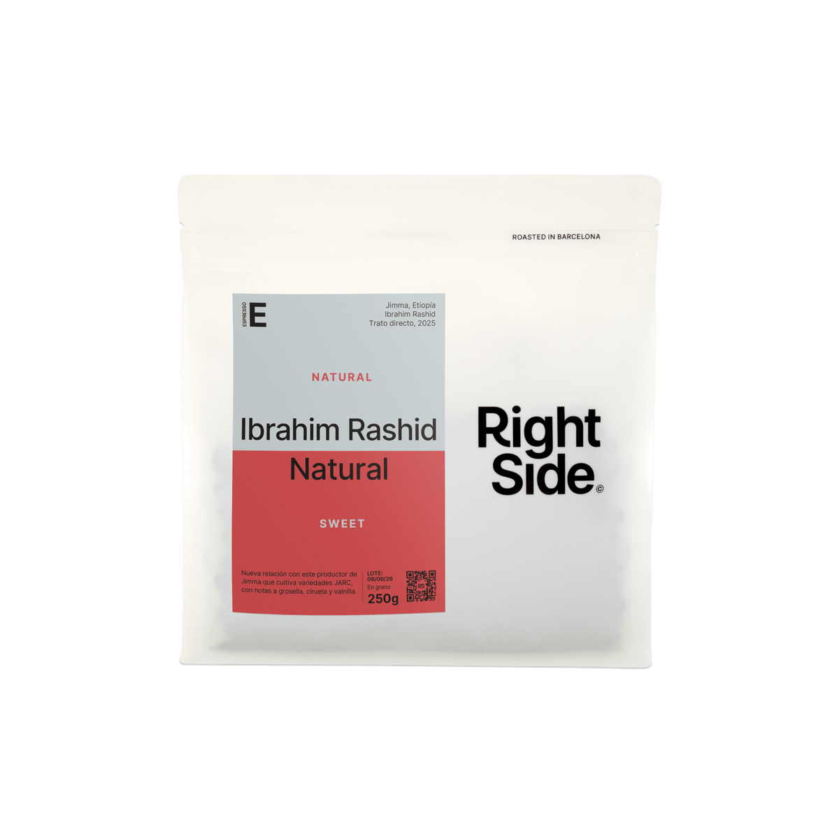 Ibrahim Rashid Natural Espresso - Ethiopia - 250g Coffee Beans