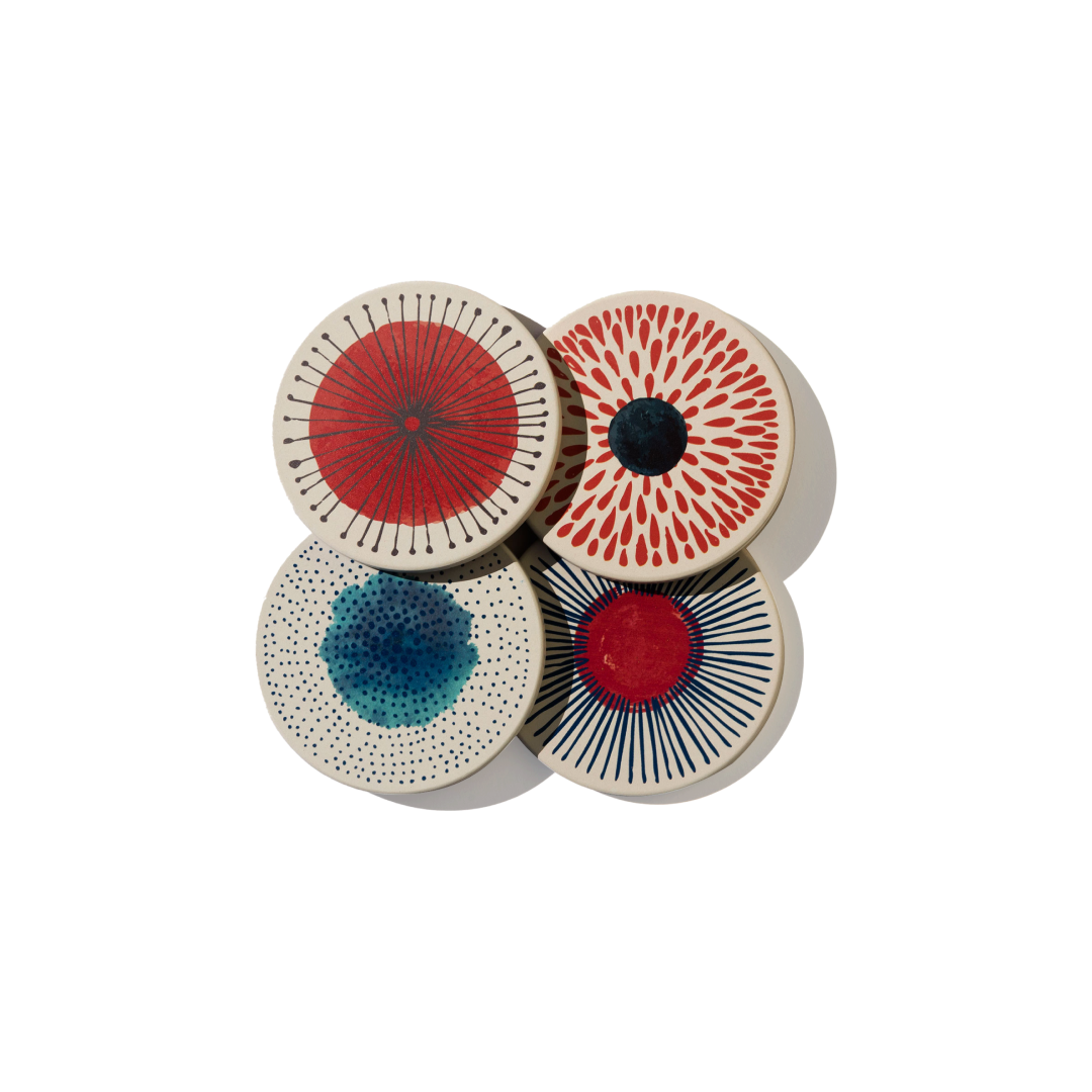 Instant Dry Stone Coaster Set (4 pcs)