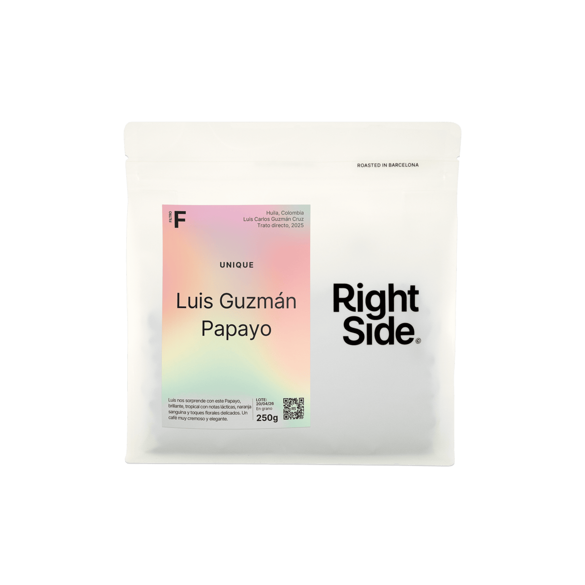 Luis Guzmán Papayo Filtro - Colombia - 250g Coffee Beans