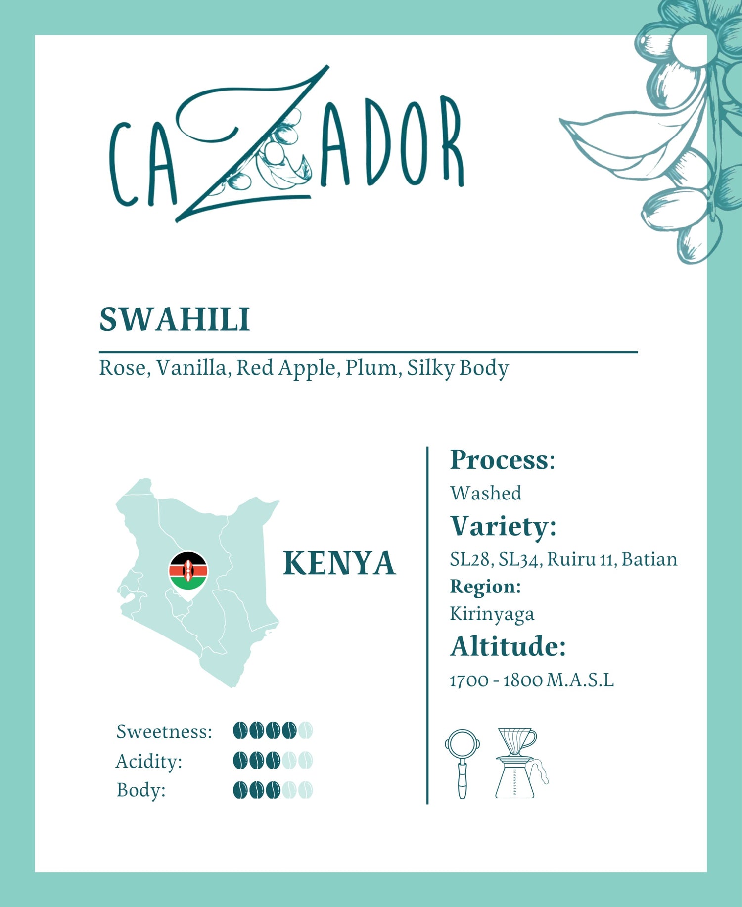 Cazador - Swahili (Kenya)